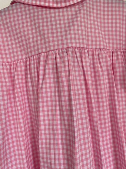 BLOUSE  VICHY   ROSE  44/48