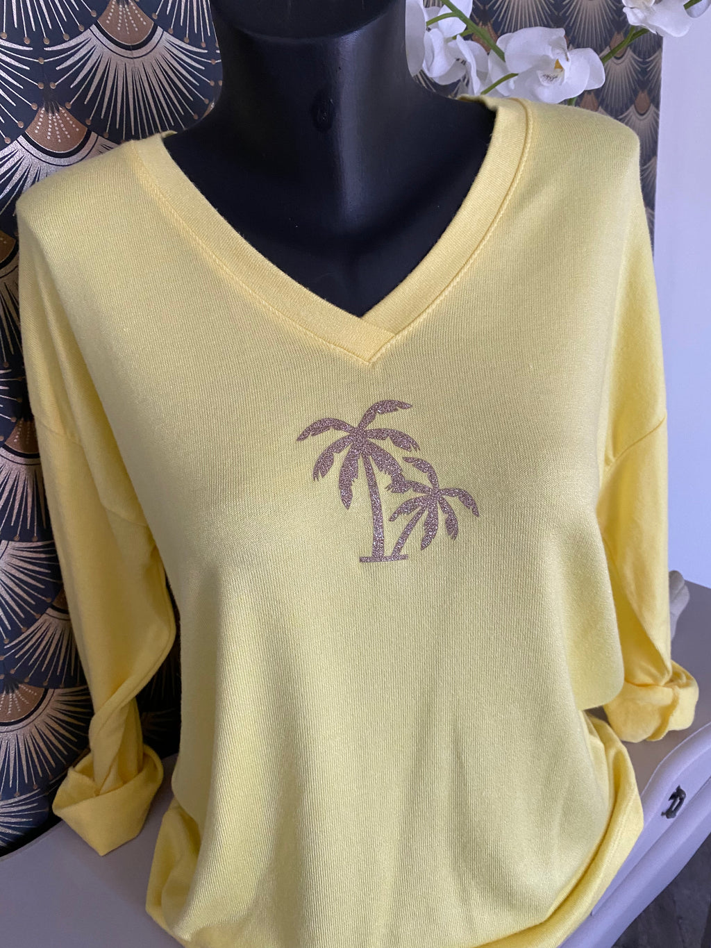 TOP PALMERA  TU 38/46  JAUNE
