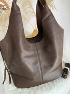 SAC  A MAIN GOUTTE CHOCO