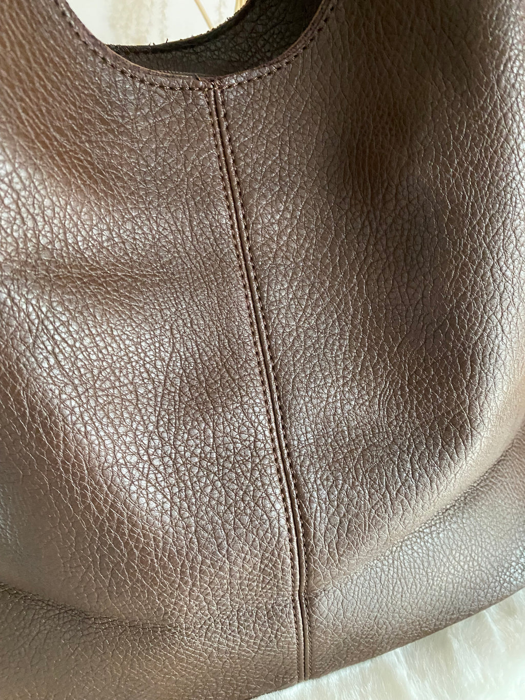 SAC  A MAIN GOUTTE CHOCO