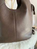 SAC  A MAIN GOUTTE CHOCO