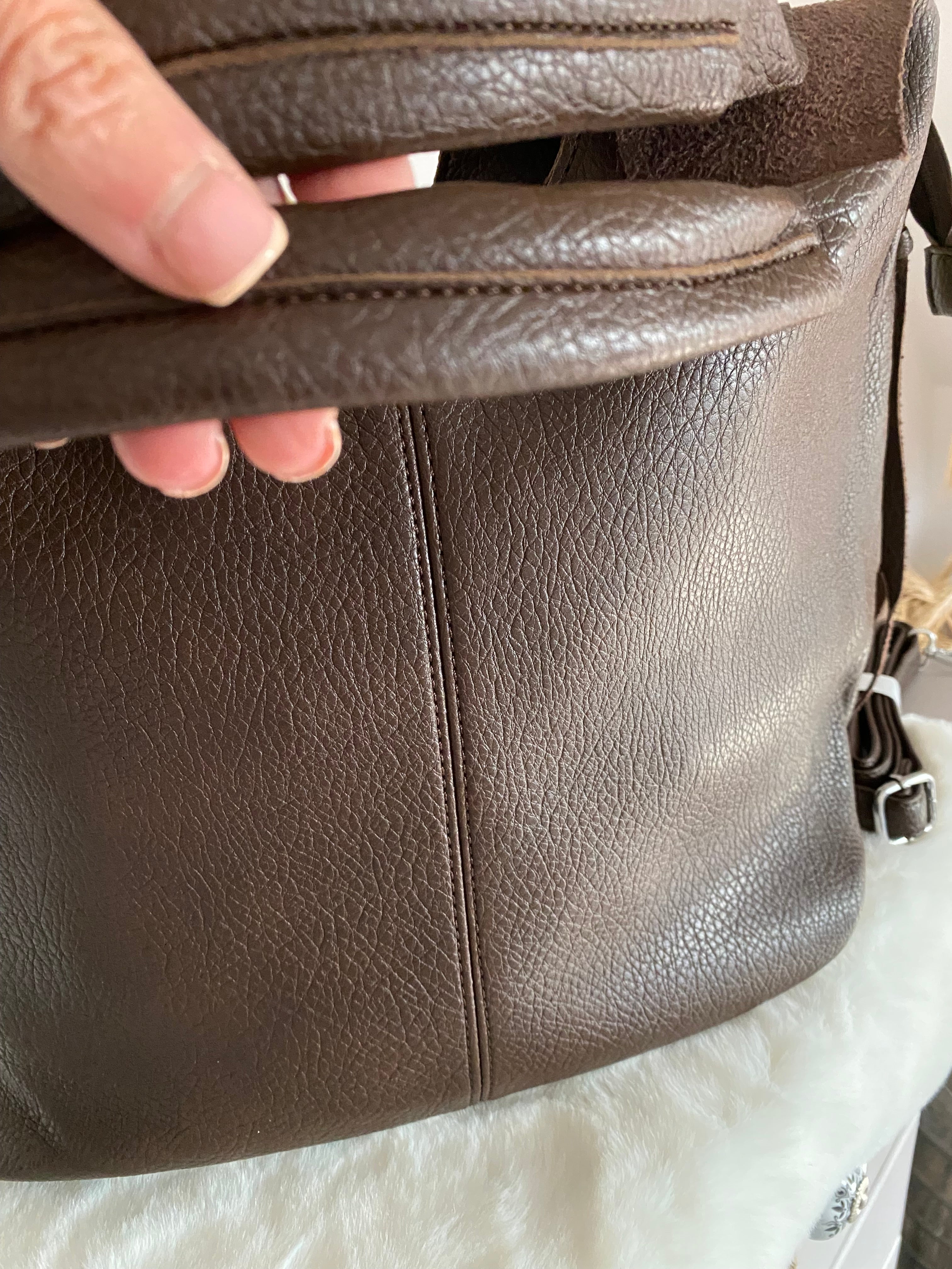 SAC  A MAIN GOUTTE CHOCO