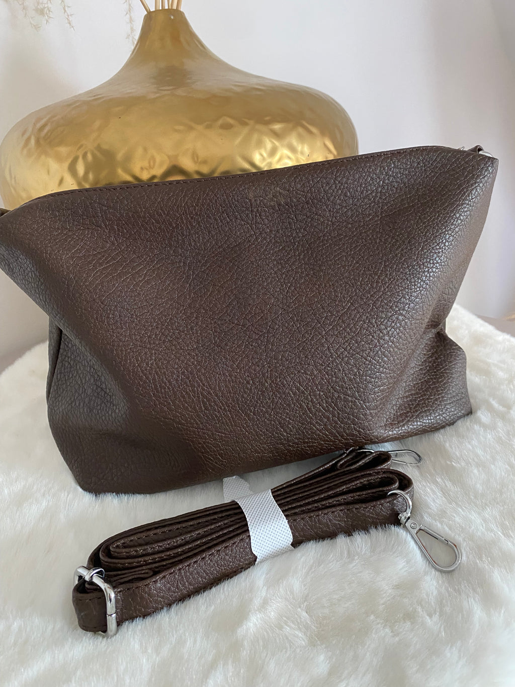 SAC  A MAIN GOUTTE CHOCO