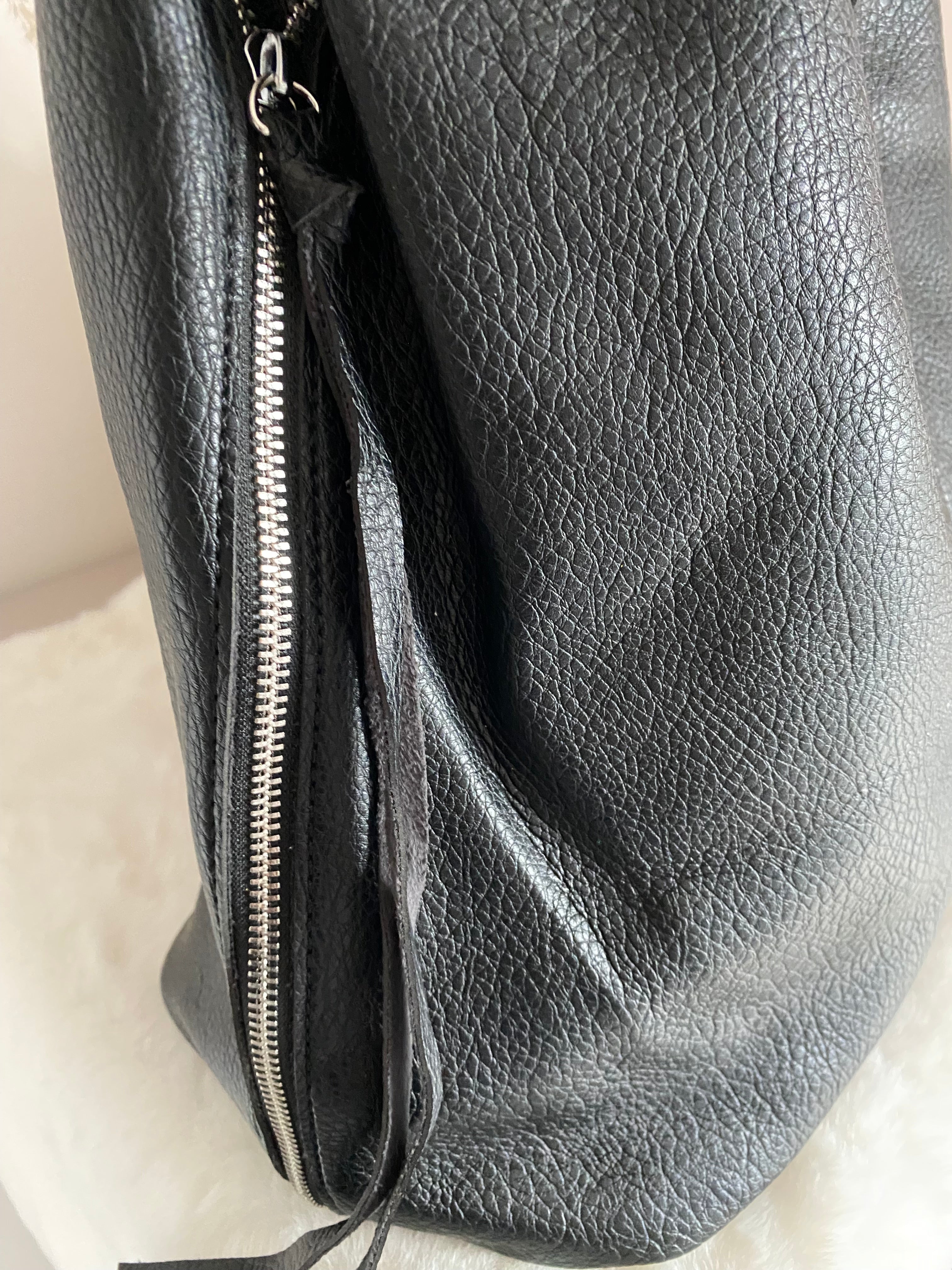 SAC  A MAIN GOUTTE NOIR