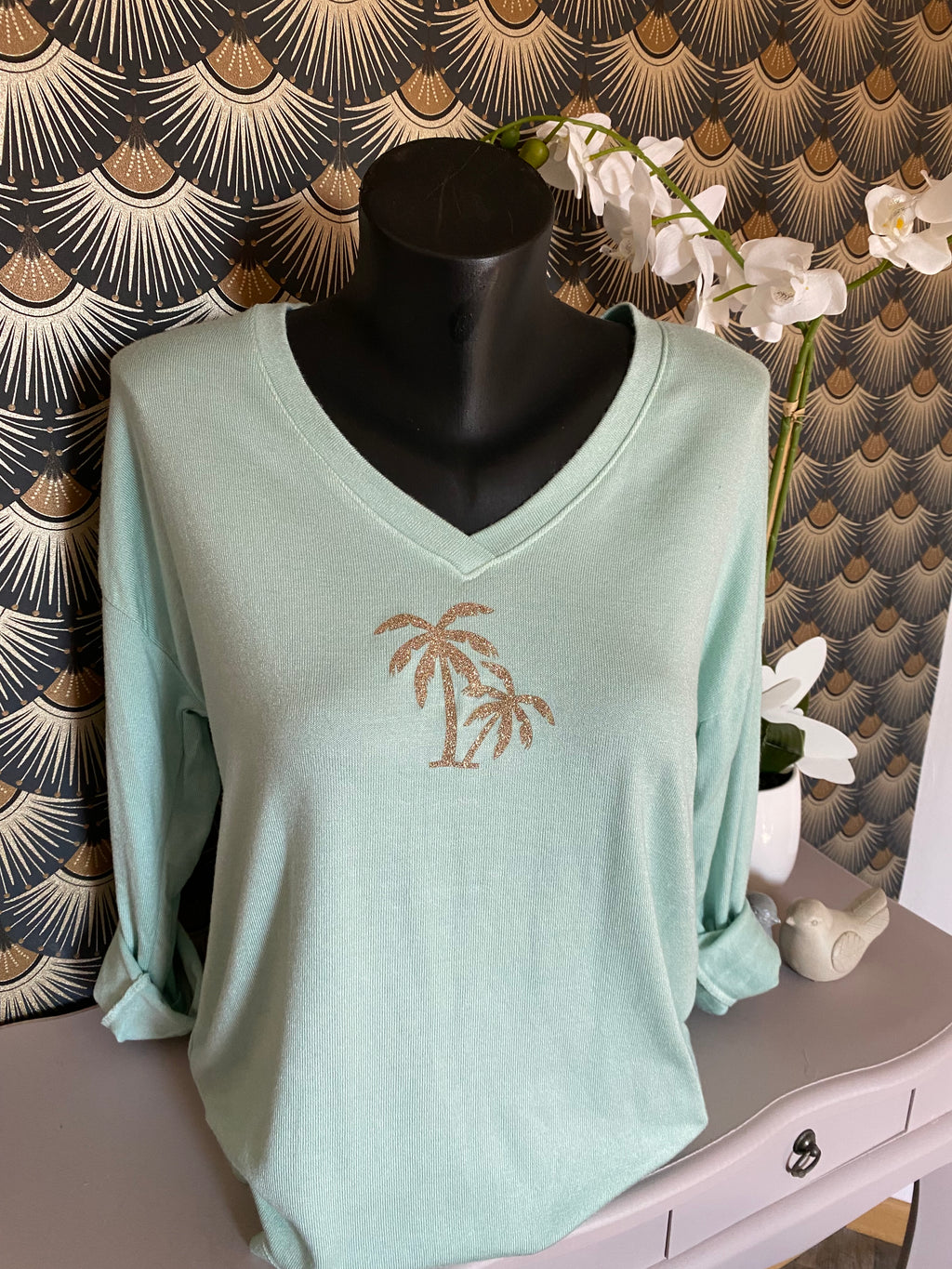 TOP PALMERA  TU 38/46  TURQUOISE