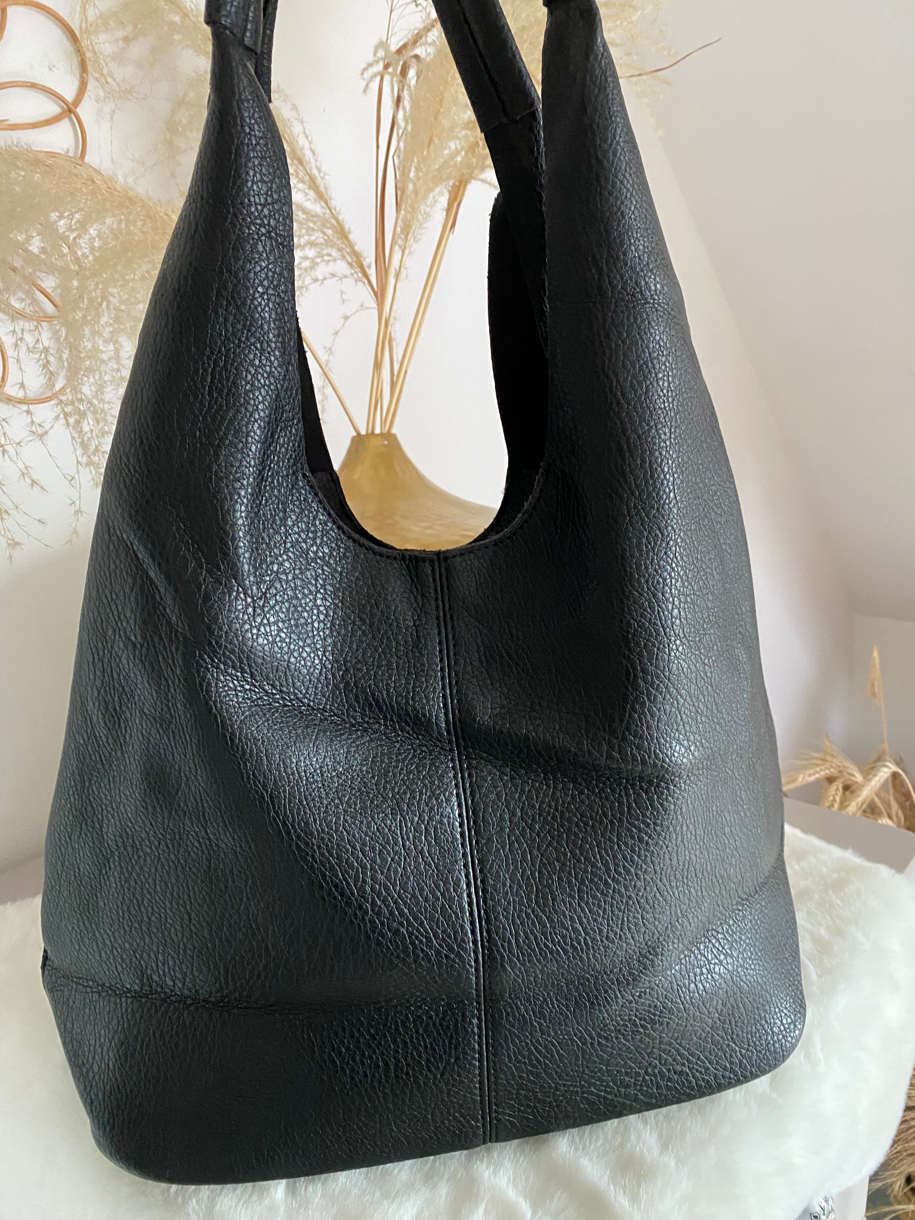 SAC  A MAIN GOUTTE NOIR