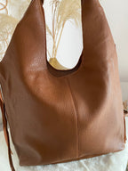 SAC  A MAIN GOUTTE CAMEL