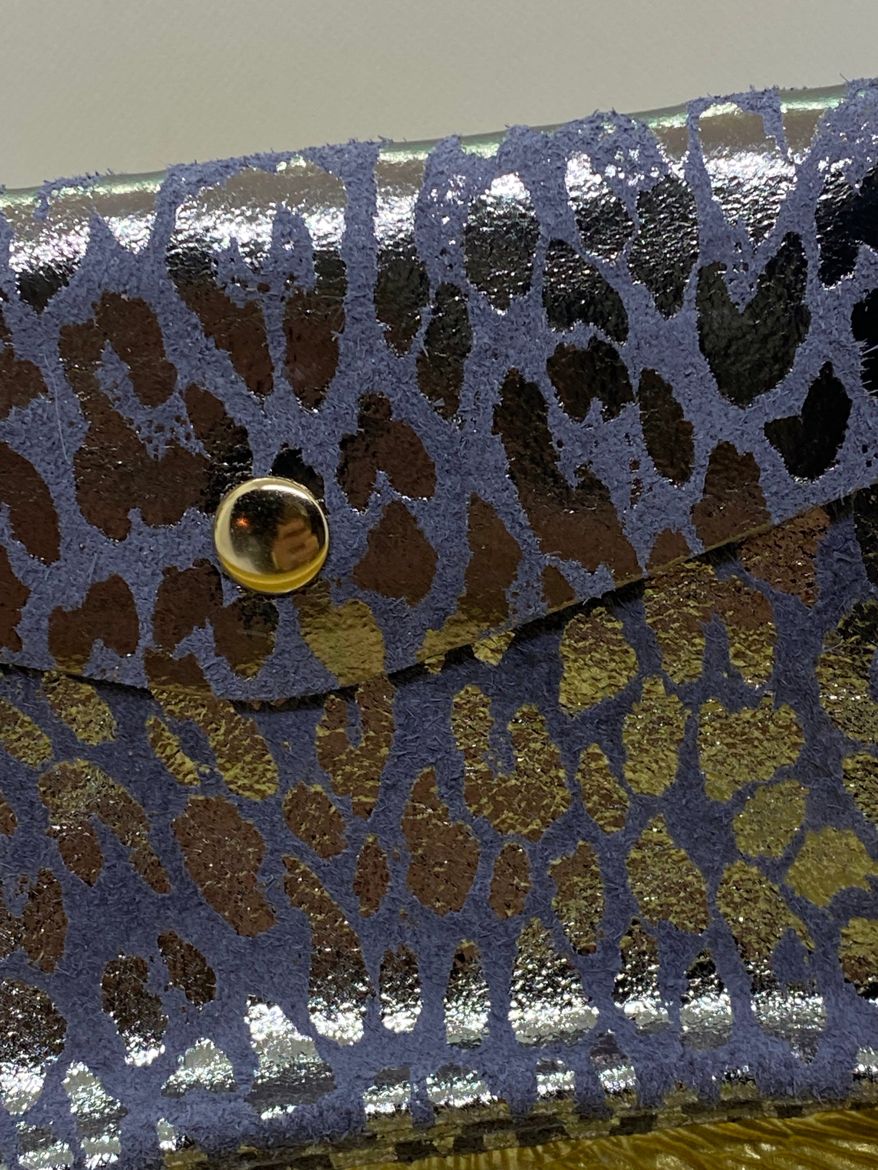 PORTE -MONNAIES CUIR ITALIEN VIOLET