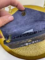 PORTE -MONNAIES CUIR ITALIEN VIOLET