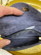 PORTE -MONNAIES CUIR ITALIEN VIOLET