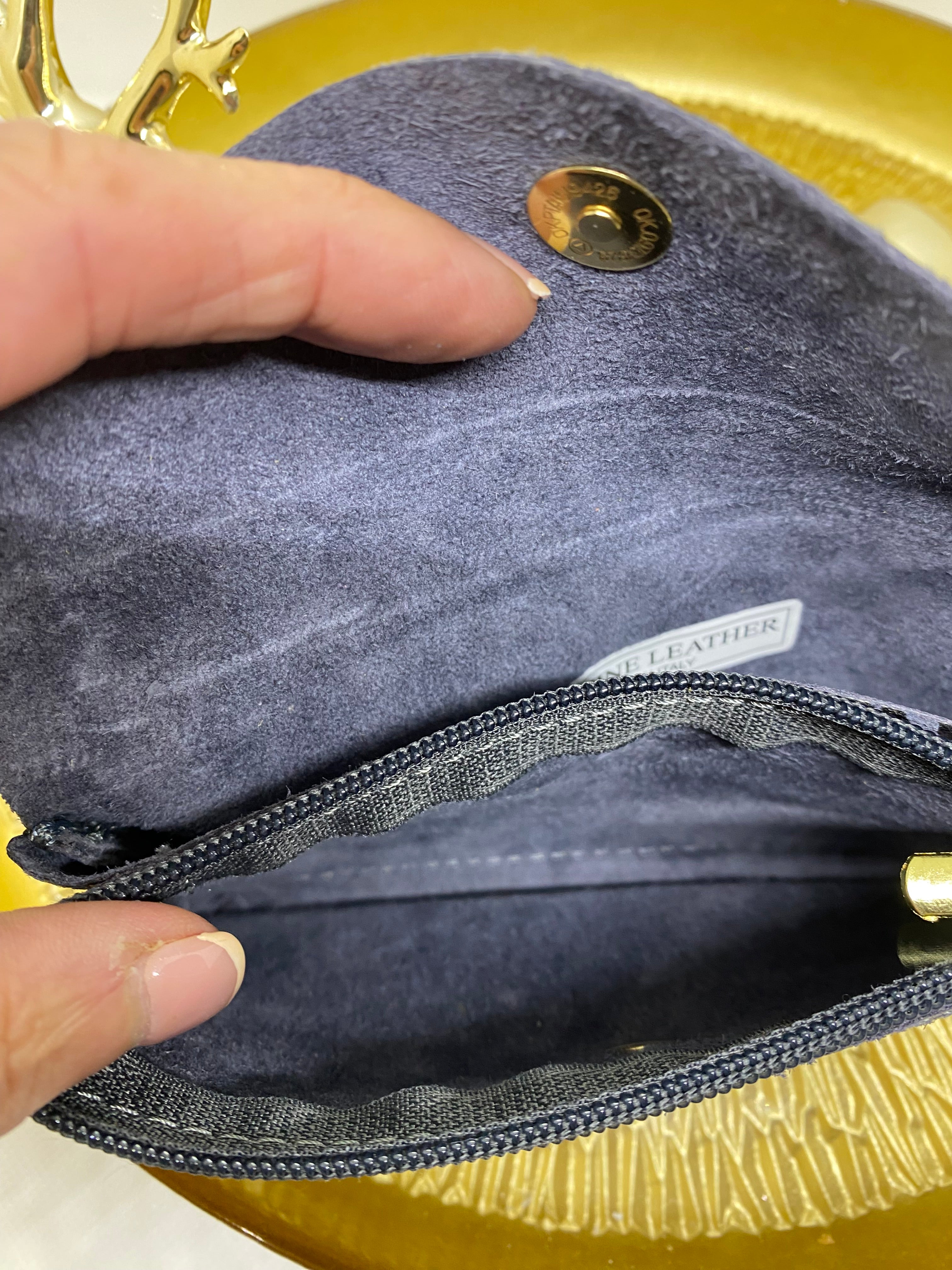 PORTE -MONNAIES CUIR ITALIEN VIOLET