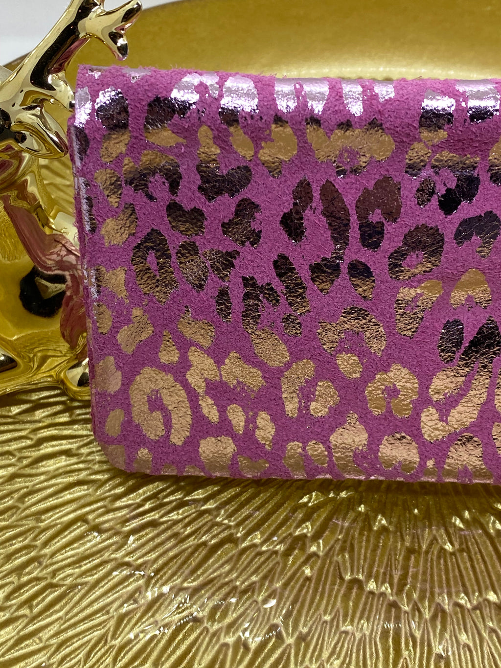 PORTE -MONNAIES CUIR ITALIEN ROSE