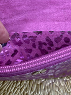 PORTE -MONNAIES CUIR ITALIEN ROSE