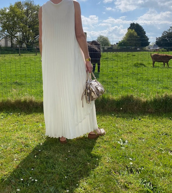 ENSEMBLE  PANTALON PALMA    BLANC    TAILLE UNIQUE 36/46