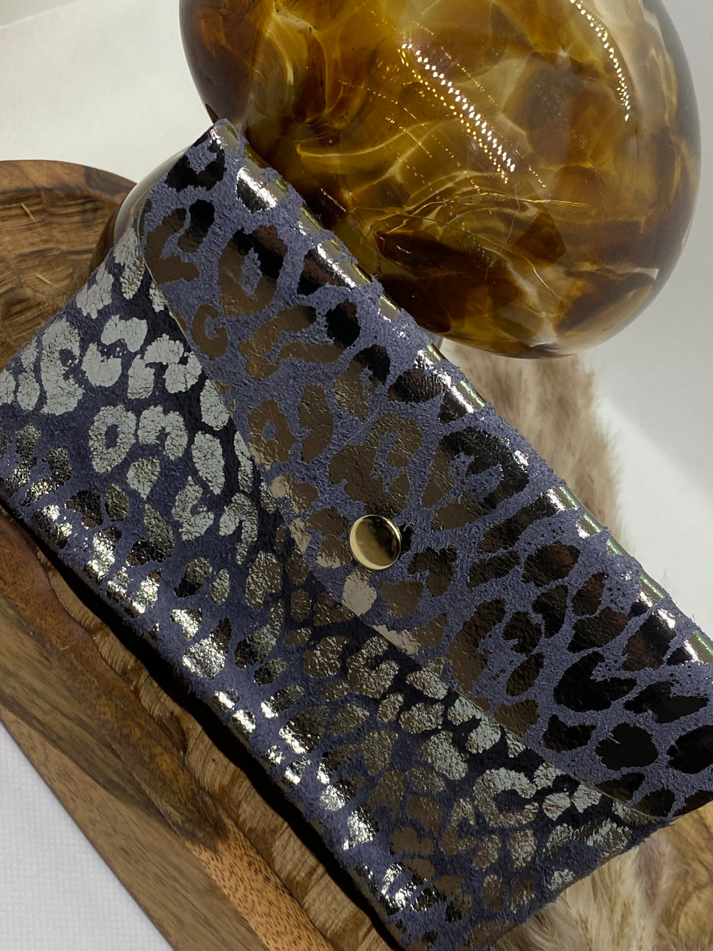 PORTE -MONNAIES CUIR ITALIEN VIOLET