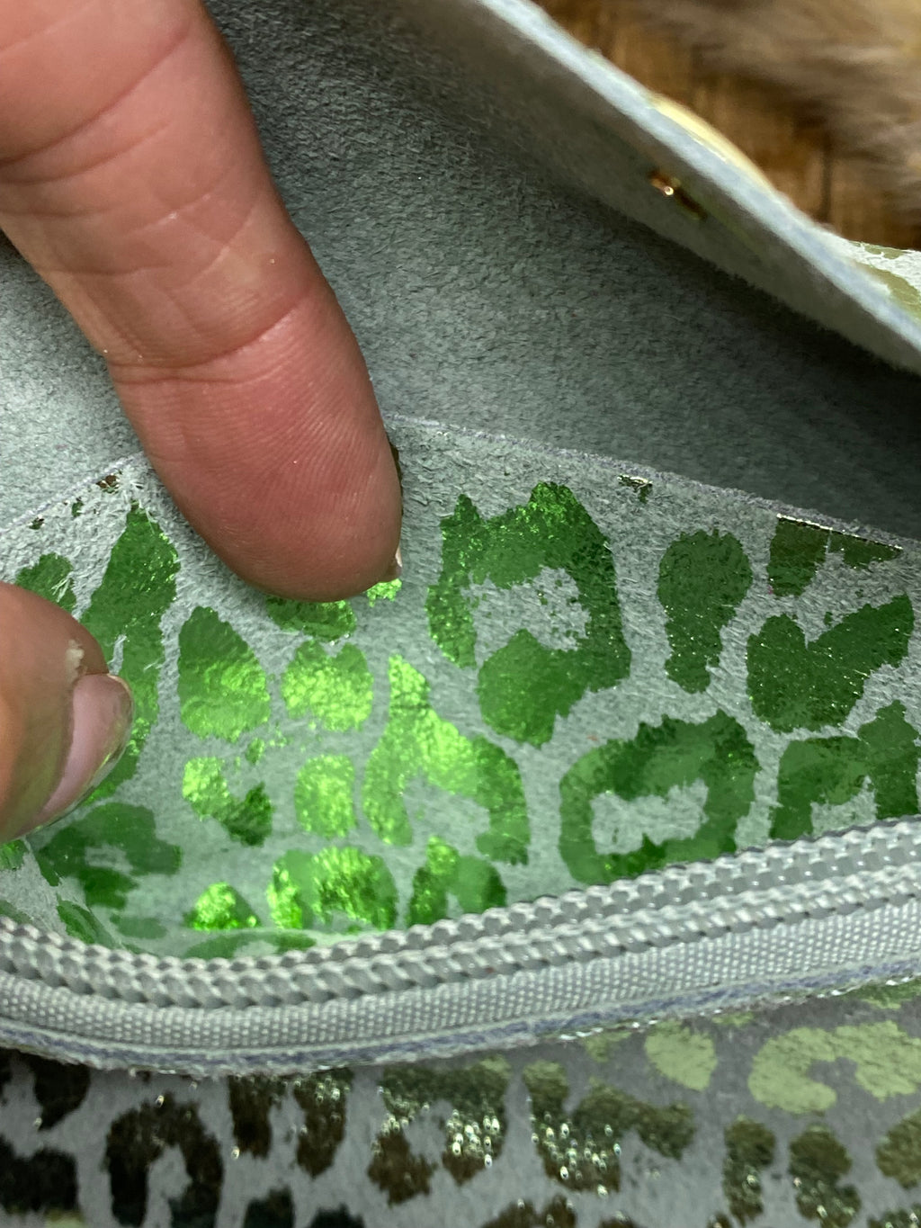 PORTE -MONNAIES CUIR ITALIEN VERT D'EAU