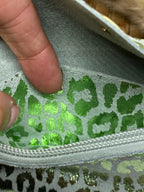 PORTE -MONNAIES CUIR ITALIEN VERT D'EAU