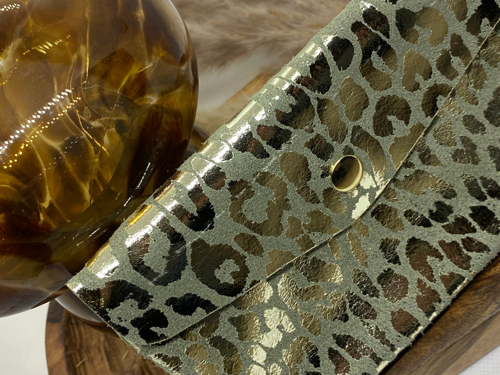 PORTE -MONNAIES CUIR ITALIEN KAKI