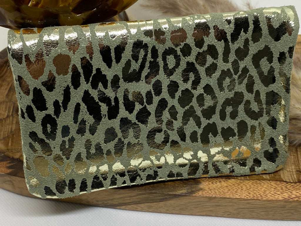 PORTE -MONNAIES CUIR ITALIEN KAKI