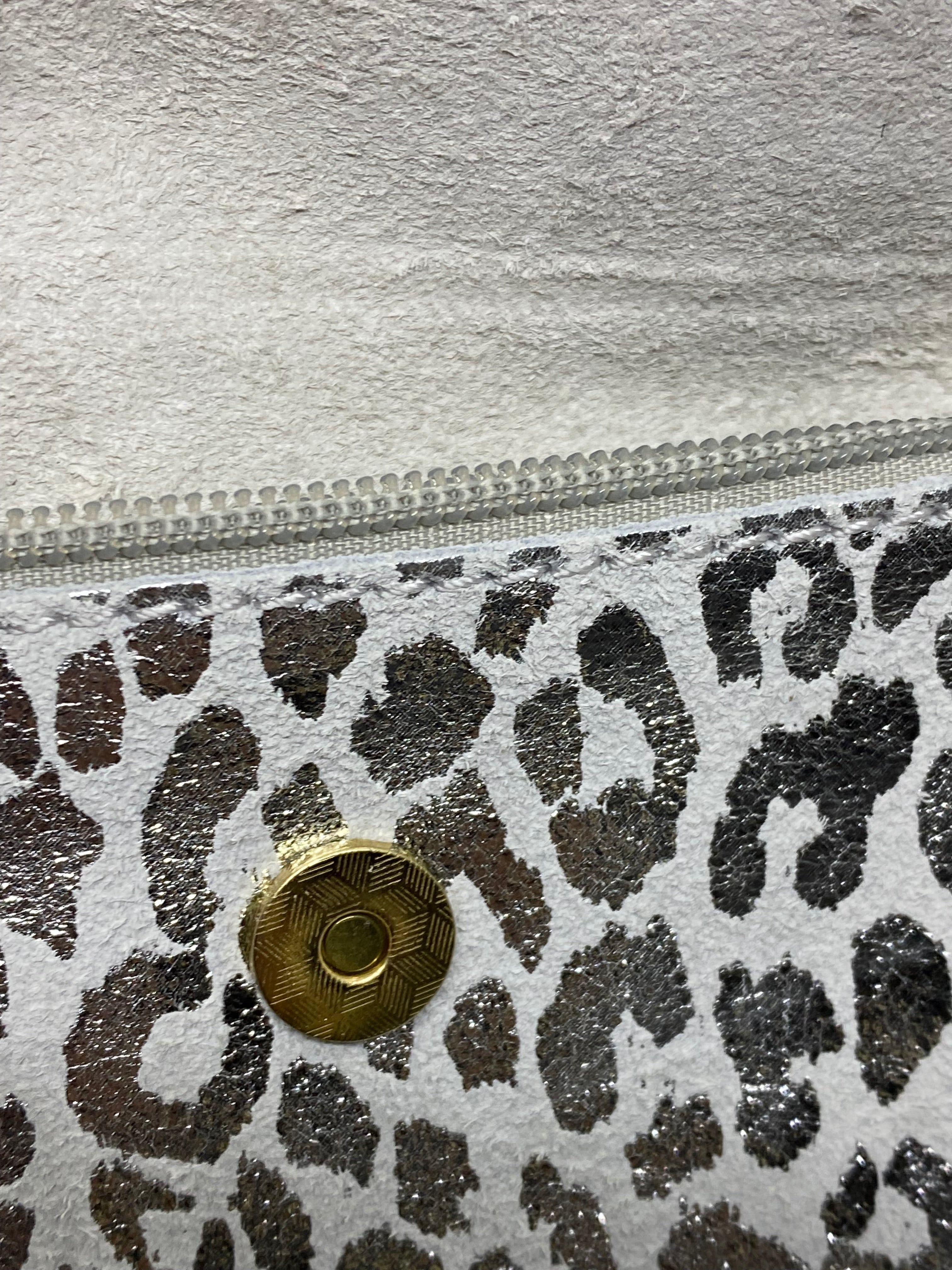 PORTE -MONNAIES CUIR ITALIEN GRIS