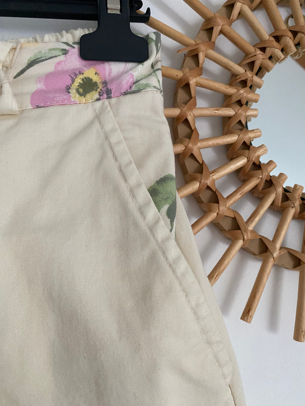 PANTALON FLEURI  TAILLE S/M OU ML