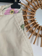 PANTALON FLEURI  TAILLE S/M OU ML