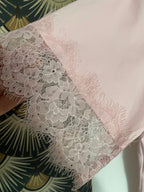 T-SHIRT DENTELLE ROSE   TU 36/44