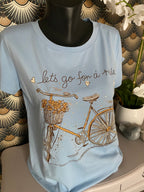 T-SHIRT MG  BIKE     TU 36/42  BLEU