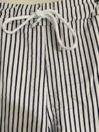 PANTALON RAYE  Bleu marine   38/42