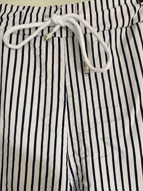 PANTALON RAYE  Bleu marine   38/42