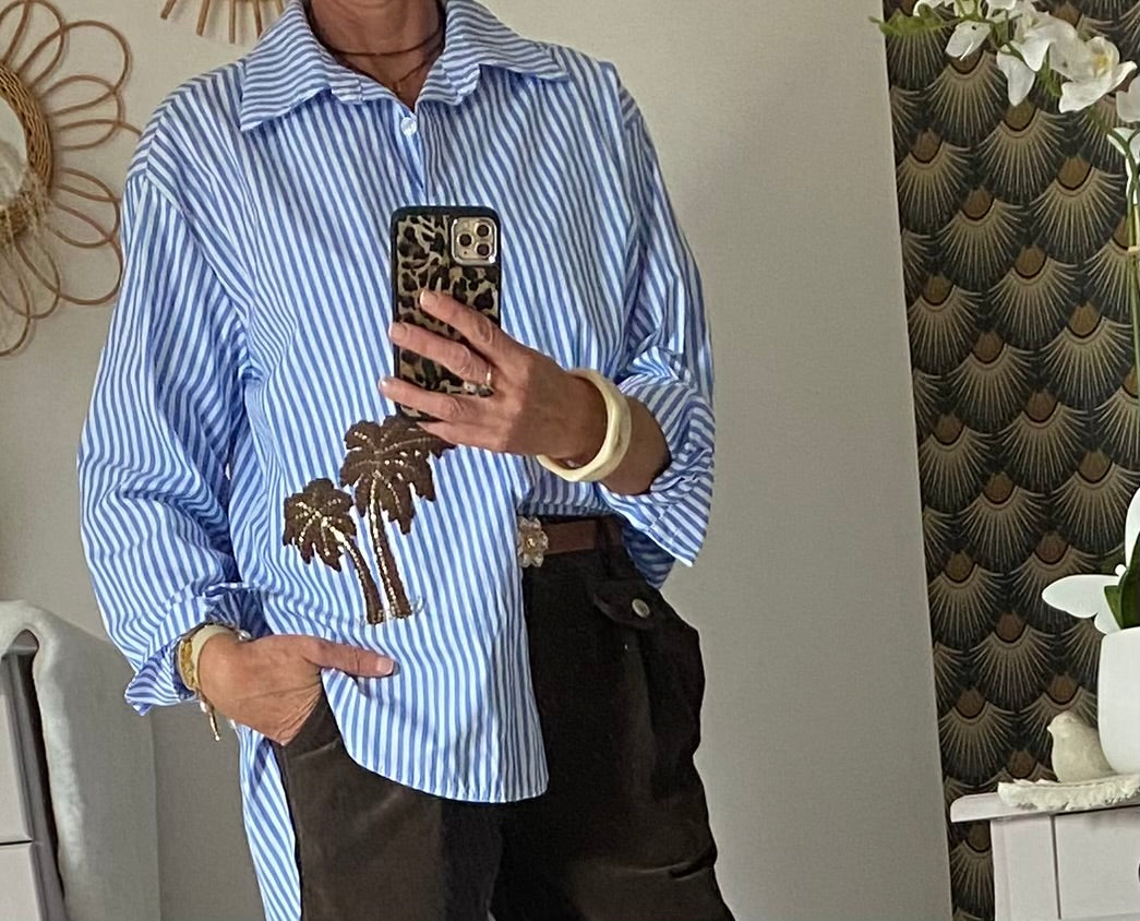 CHEMISE RAYEE PAMELA  TU 38/44 PETIT 46