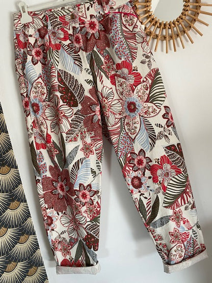PANTALON SUNDAY  ROUGE 40/44