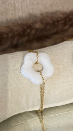 BRACELET FLEUR BLANCHE