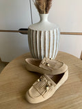 MOCASSINS FINDLAY DAIM BEIGE   POINTURES  36/37/38/39/40/41