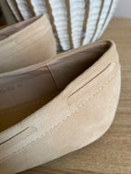 MOCASSINS FINDLAY DAIM BEIGE   POINTURES  36/37/38/39/40/41