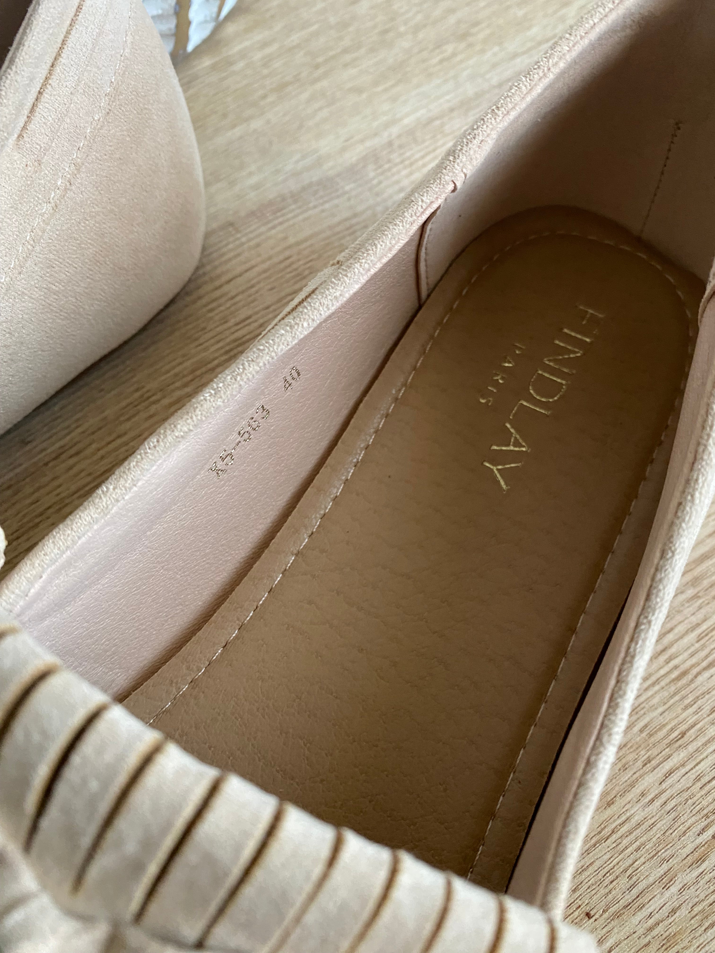 MOCASSINS FINDLAY DAIM BEIGE   POINTURES  36/37/38/39/40/41