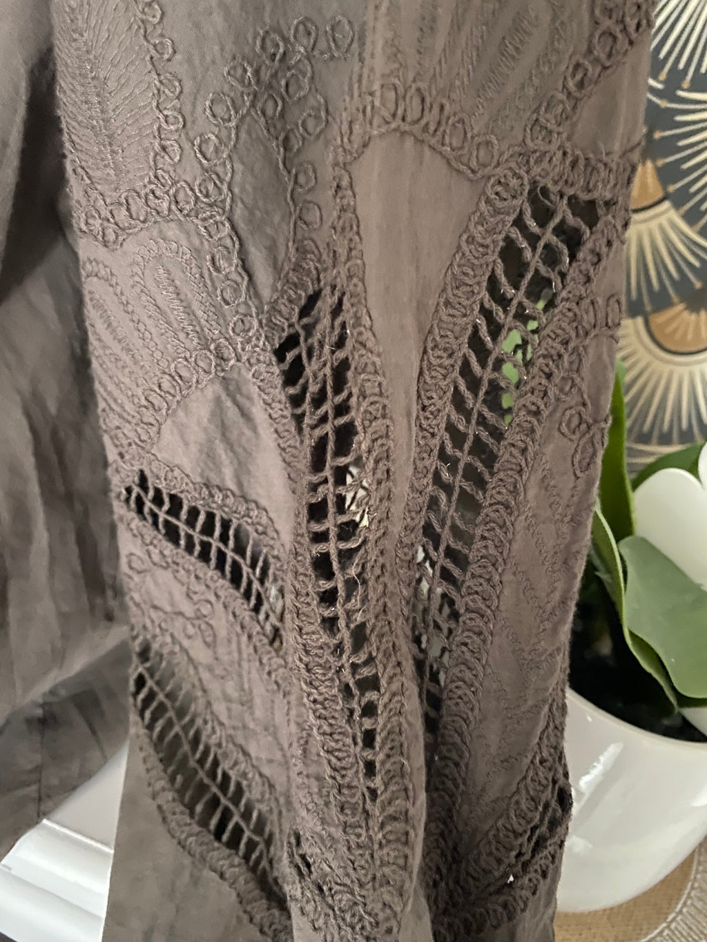 BLOUSE BRODEE ANDY CHOCO TU 36/44