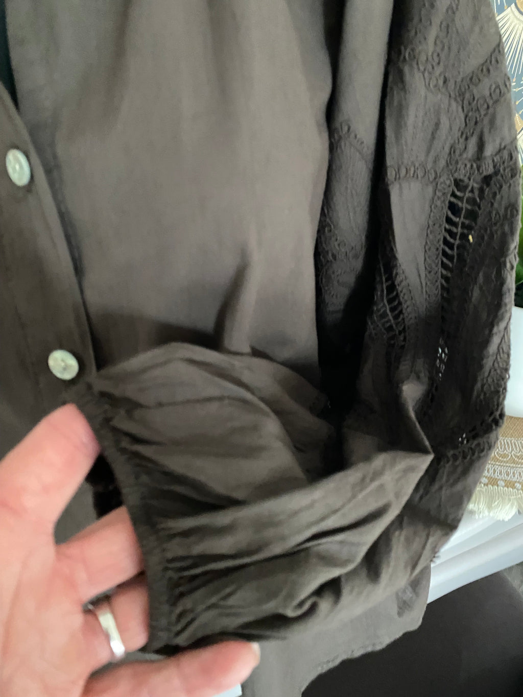 BLOUSE BRODEE ANDY CHOCO TU 36/44