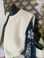 CHEEMISE BRODEE ISY BLEU MARINE    TU 36/44