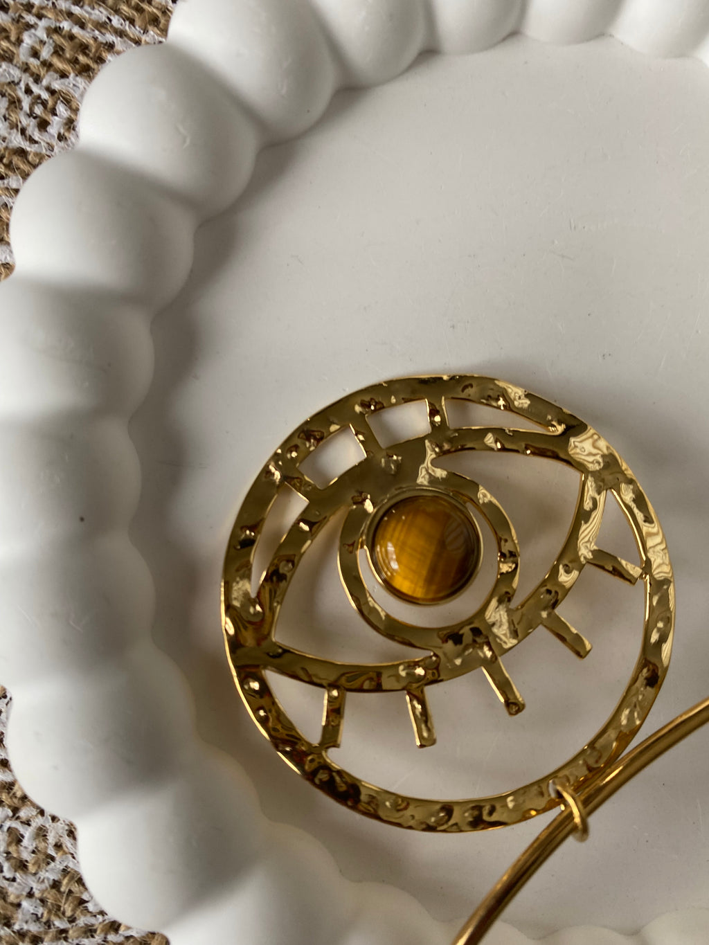 COLLIER RIGIDE  OEIL   ACIER INOXYDABLE