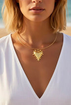 COLLIER RIGIDE COEUR ACIER INOXYDABLE