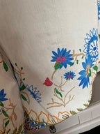 BLOUSE FLEURS AVEC NOEUDS  36/40 PETIT 42   5 COULEURS