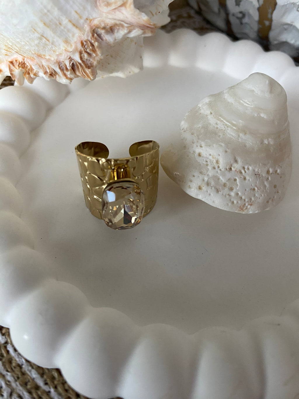 BAGUE BOHM CRISTAL CHAMPAGNE