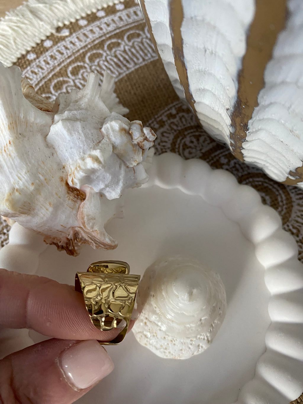 BAGUE BOHM CRISTAL CHAMPAGNE