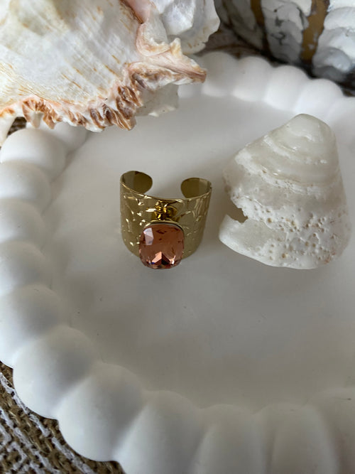 BAGUE BOHM CRISTAL SAUMON