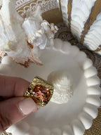 BAGUE BOHM CRISTAL SAUMON