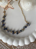 COLLIER BOHM TOURMALINE BLEUE  PIERRE NATURELLE