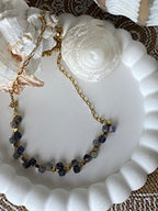 COLLIER BOHM TOURMALINE BLEUE  PIERRE NATURELLE