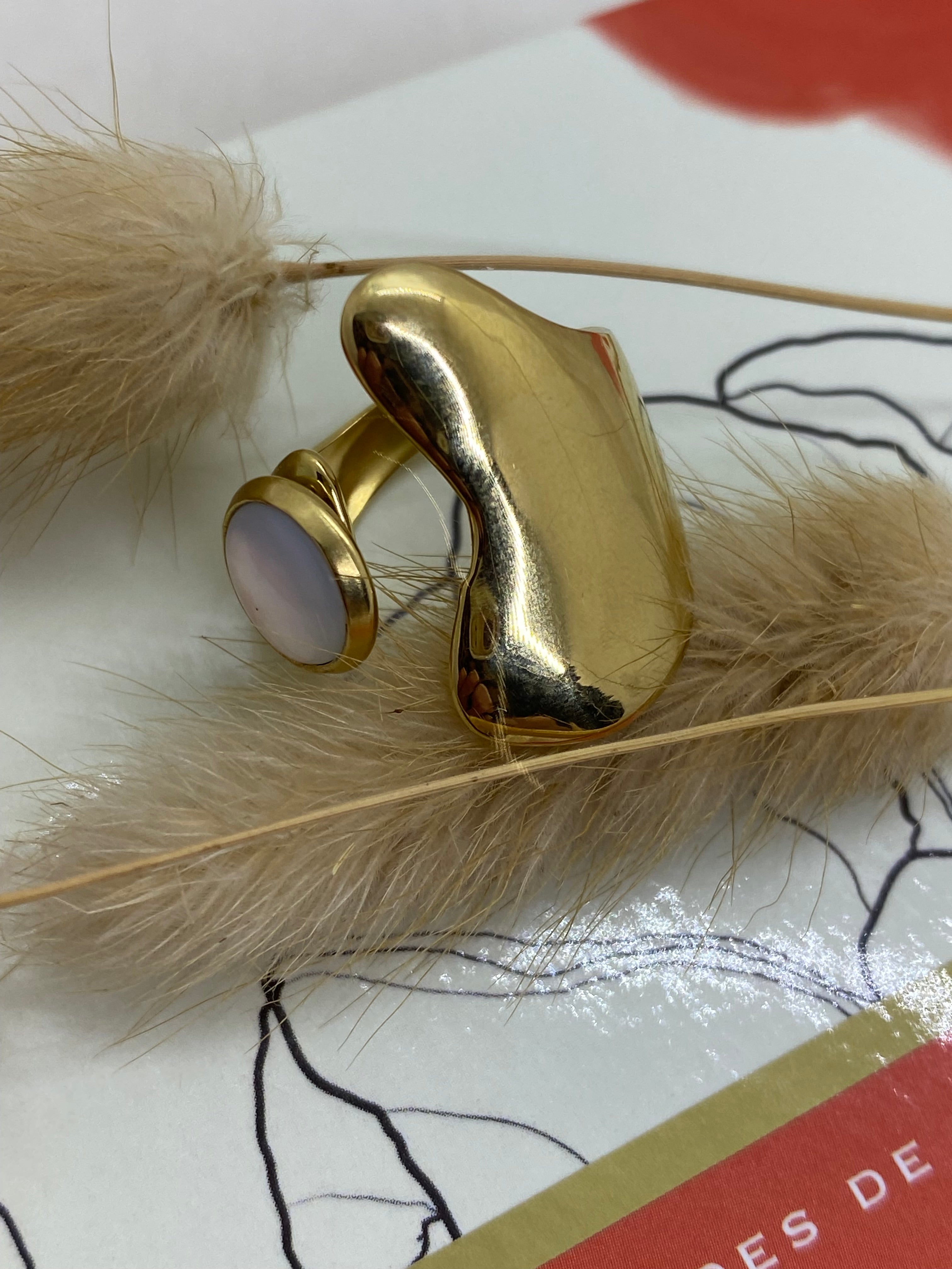 BAGUE 7 ACIER INOXYDABLE REGLABLE