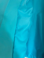 VESTE BLAZER MANCHES TROIS QUART  PLISSE  BLEU CANARD   TU 36/42